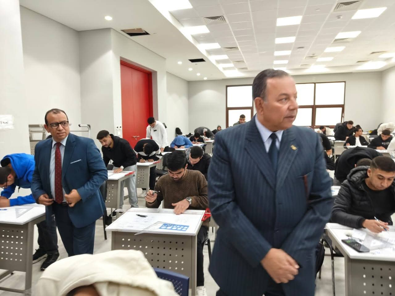 FB IMG 1767623631072 جامعة المنصورة الجديدة رئيس جامعة المنصورة الجديدة يتفقد لجان امتحانات الفصل الدراسي الأول بمختلف الكليات موقع في الجامعة