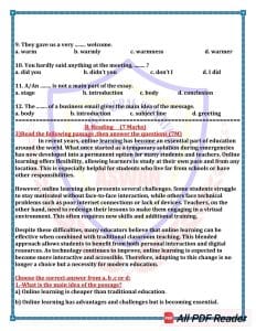 FB IMG 1767804505106 بوكليت لطلاب الصف الثاني الثانوي 2026.. بوكليت اللغة الإنجليزية من تعليم أسوان استعدادًا للامتحانات موقع في الجامعة