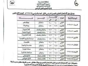 غداً.. انطلاق امتحانات التعليم الفني بشمال سيناء وسط استعدادات مكثفة 4 FB IMG 1767975939218 التعليم الفني غداً.. انطلاق امتحانات التعليم الفني بشمال سيناء وسط استعدادات مكثفة موقع في الجامعة