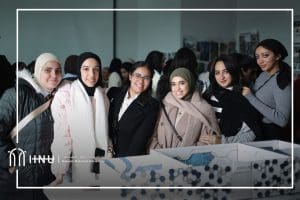 FB IMG 1768161325020 حلوان الأهلية طلاب حلوان الأهلية يبدعون بتصميمات ذكية ومستدامة في برنامج التصميم الداخلي موقع في الجامعة
