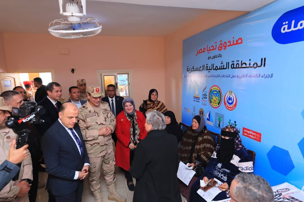 خدمات طبية مجانية للأسر الأولى بالرعاية بكفر الشيخ 