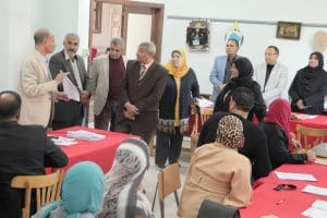 FB IMG 1768846235652 الشهادة الإعدادية متابعة أعمال لجنة تقدير درجات الشهادة الإعدادية بالوادي الجديد موقع في الجامعة