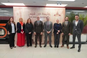 FB IMG 1768901740854 جامعة عين شمس جامعة عين شمس الأهلية وجامعة Essex البريطانية تبحثان إنشاء فرع أكاديمي عالمي داخل الحرم الجامعي موقع في الجامعة