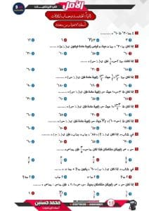 أهم الأسئلة قبل الامتحان.. مراجعة مادة الهندسة للشهادة الإعدادية 2026 2 مادة الهندسة للشهادة الإعدادية