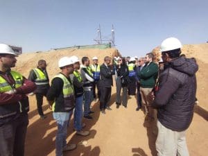 زيارة ميدانية لمتابعة تطوير الحرم الجامعي الجديد للجامعة الفرنسية الأهلية في الشروق