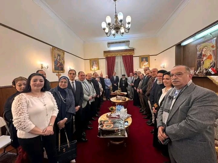 IMG 20260104 WA0163 بورسعيد جامعة بورسعيد تهنئ شركاء الوطن بعيد الميلاد المجيد في مشهد يجسد روح الشراكة الوطنية موقع في الجامعة