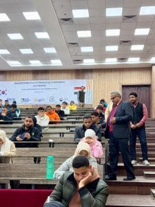 IMG 20260105 WA0041 جامعة حلوان لأول مرة في الكليات التكنولوجية.. جامعة حلوان التكنولوجية الدولية تعقد امتحانات الفصل الدراسي الأول بمنهج تنظيمي جديد موقع في الجامعة