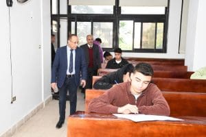 IMG 20260110 WA0003 تمريض السويس بمشاركة 1700 طالب.. انتظام امتحانات تمريض السويس والمعهد الفني للتمريض موقع في الجامعة