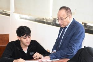 IMG 20260110 WA0009 تمريض السويس بمشاركة 1700 طالب.. انتظام امتحانات تمريض السويس والمعهد الفني للتمريض موقع في الجامعة
