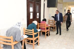 IMG 20260110 WA0016 تمريض السويس بمشاركة 1700 طالب.. انتظام امتحانات تمريض السويس والمعهد الفني للتمريض موقع في الجامعة