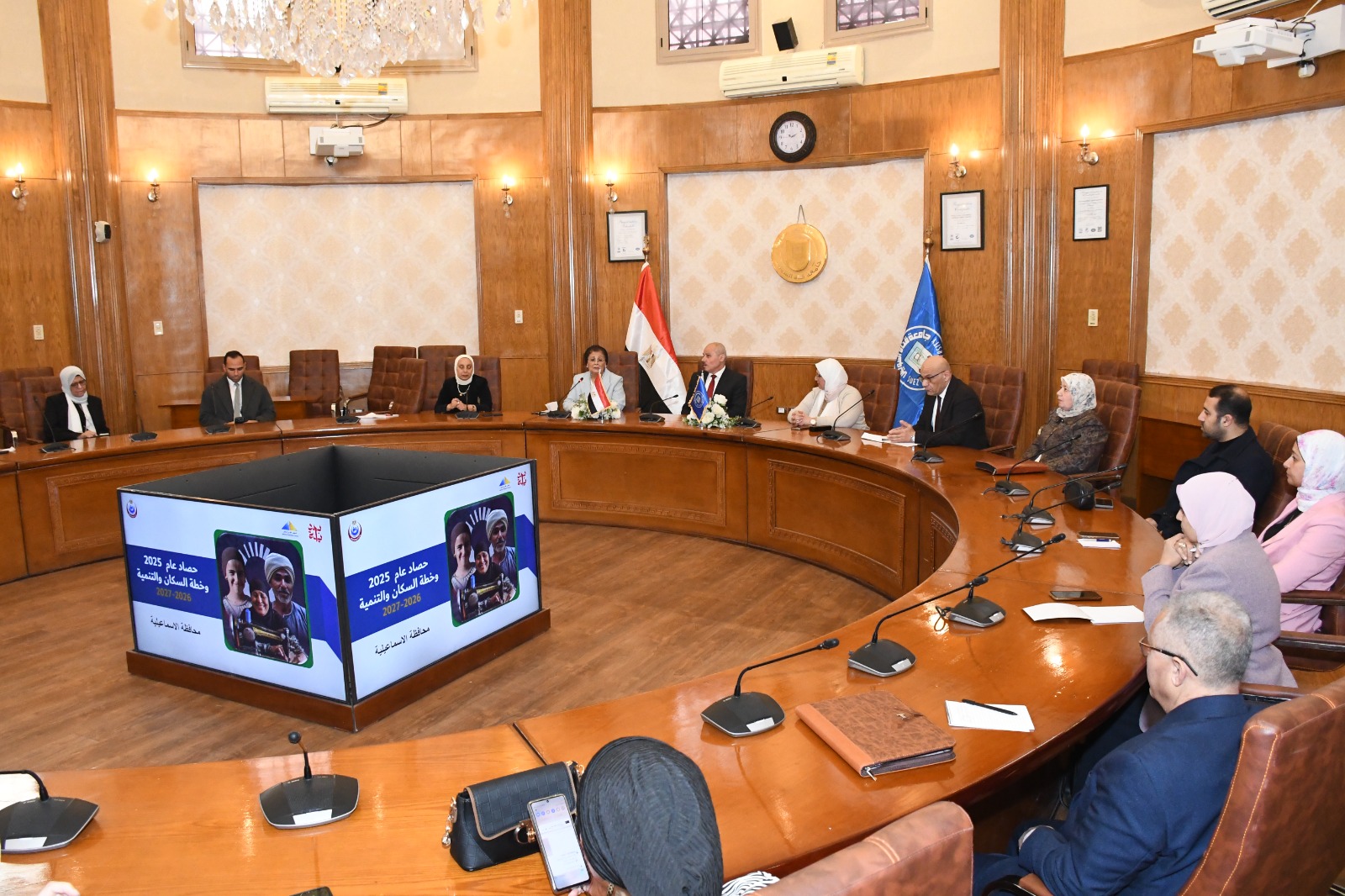 جامعة قناة السويس تستقبل نائب وزير الصحة