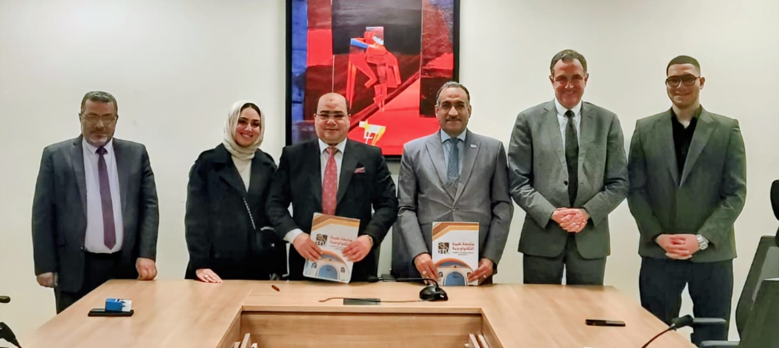 جامعة طيبة التكنولوجية تعزّز التعاون مع المؤسسة المصرية