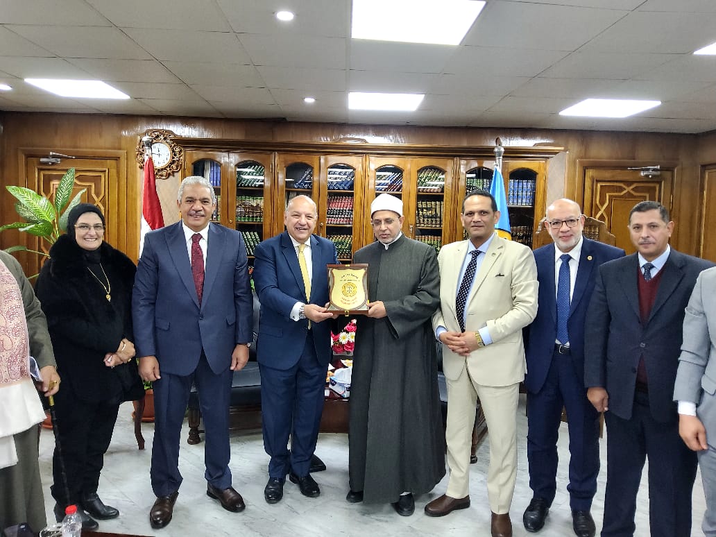 رئيس جامعة الأزهر يستقبل وكيل مجلس النواب