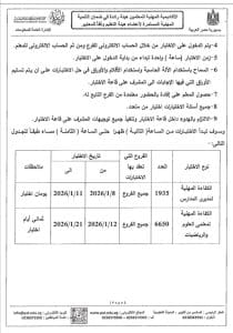 مواعيد اختبارات الكفاءة المهنية لمديري المدارس