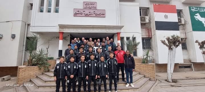 IMG 20260122 WA0270 وكيل تعليم الشرقية يستقبل لاعبي منتخب الشرقية الفائز بدوري مدارس الجمهورية موقع في الجامعة