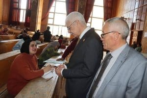 IMG 0317 المنوفية رئيس جامعة المنوفية يتفقد لجان امتحانات الفصل الدراسي الأول بكلية الحقوق موقع في الجامعة