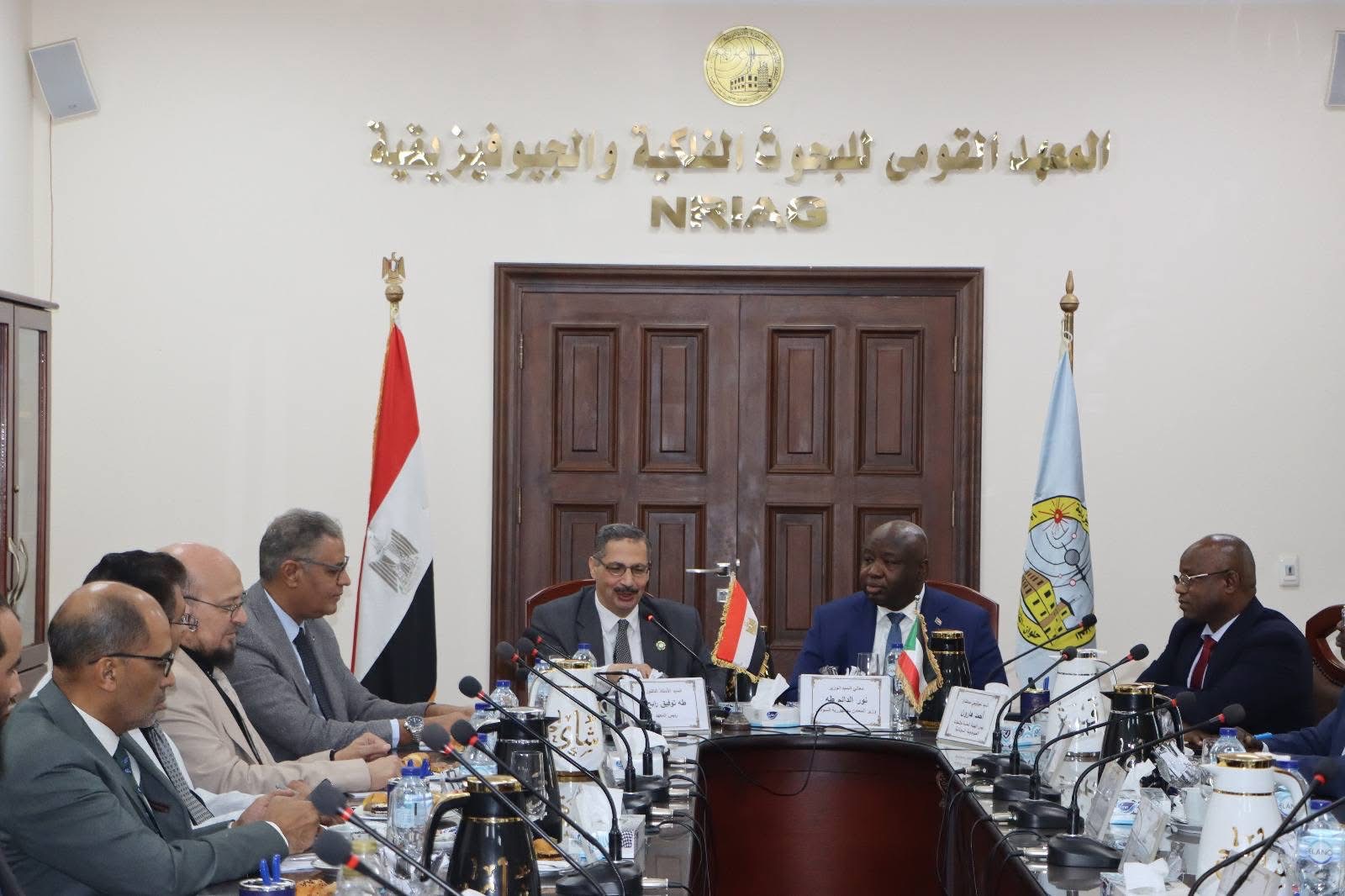 IMG 0565 حصاد مبادرة في الجامعة البحثية.. حصاد المعهد القومي للبحوث الفلكية والجيوفيزيقية خلال عام 2025 موقع في الجامعة