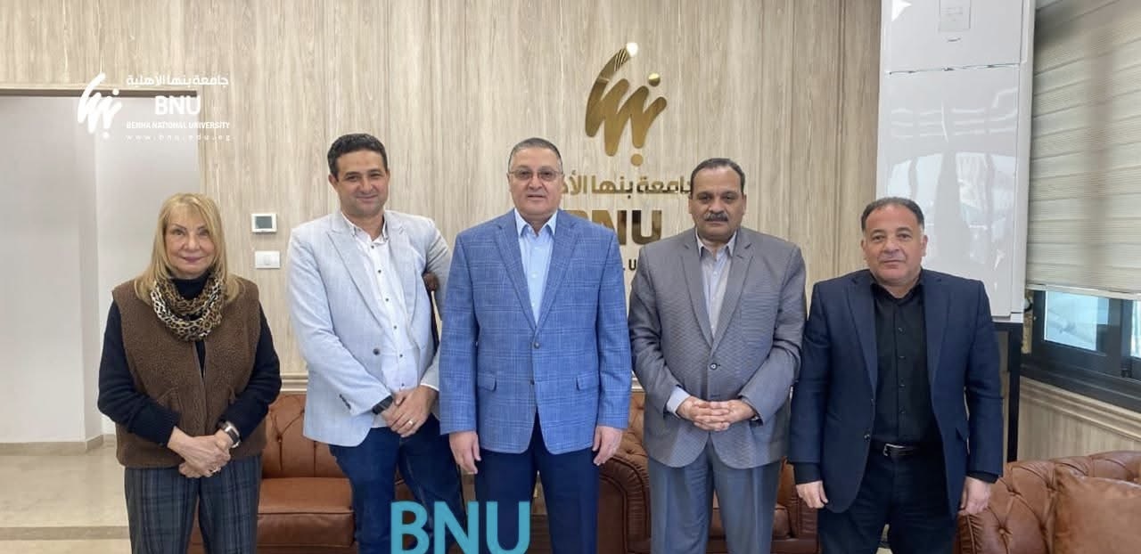 IMG 0714 محمود تكليف محمود الكومي مديرًا عامًا لإدارة الشئون المالية بجامعة بنها الأهلية موقع في الجامعة