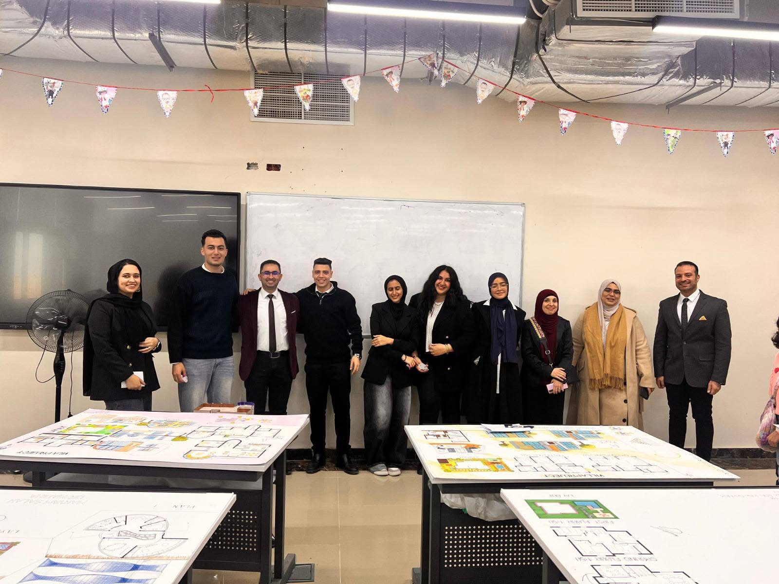 IMG 0797 رئيس جامعة المنصورة يوجه بسرعة إعلان النتائج هندسة المنصورة الأهلية تنظم اليوم العملي لمقرر التصميم المعماري المستدام موقع في الجامعة