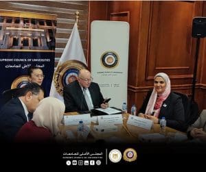 IMG 1253 المجلس المجلس الأعلى للجامعات ينظم أولى ورش العمل حول نُظُم البرامج البينية والنماذج العالمية الرائدة موقع في الجامعة