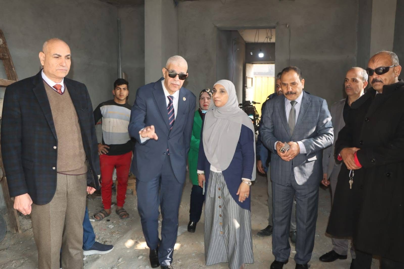 IMG 1254 المنوفية رئيس جامعة المنوفية يتفقد المبنى الجديد لشركة الخدمات الطبية ويشدد على جاهزية التشغيل وفق أعلى معايير الجودة موقع في الجامعة