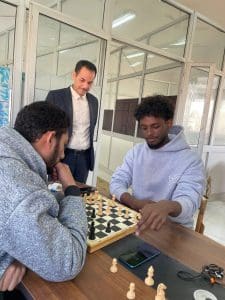 الطلاب الوافدين بجامعة قناة السويس يتنافسون في دورة تنشيطية للشطرنج استعدادًا للملتقى الجامعي 2026 5 IMG 1319 الطلاب الوافدين الطلاب الوافدين بجامعة قناة السويس يتنافسون في دورة تنشيطية للشطرنج استعدادًا للملتقى الجامعي 2026 موقع في الجامعة