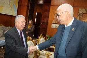 رئيس جامعة المنوفية يستقبل وفد المعهد العالي للدراسات التعاونية والإدارية لبحث أوجه التعاون المشترك 3 جامعة المنوفية