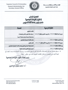 فتح باب الترشح لرئاسة جامعة قناة السويس.. تعرف على الأوراق المطلوبة وموعد التسجيل 2 IMG ٢٠٢٦٠١٠٦ ٢٣٠٣٠١ باب فتح باب الترشح لرئاسة جامعة قناة السويس.. تعرف على الأوراق المطلوبة وموعد التسجيل موقع في الجامعة