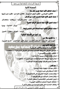 قبل امتحان غدًا.. 8 ورقات لا يخرج عنها امتحان الدراسات لطلاب الشهادة الإعدادية 2026 5 نماذج امتحان الدراسات لطلاب الشهادة الإعدادية