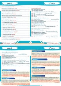قبل ساعات من الامتحان.. خلاصة الإنجليزي للصف الأول الإعدادي من إعداد مستر محمود طه 4 قبل ساعات من الامتحان.. خلاصة الإنجليزي للصف الأول الإعدادي من إعداد مستر محمود طه