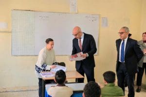وزير التعليم يتابع مستوى الطلاب 