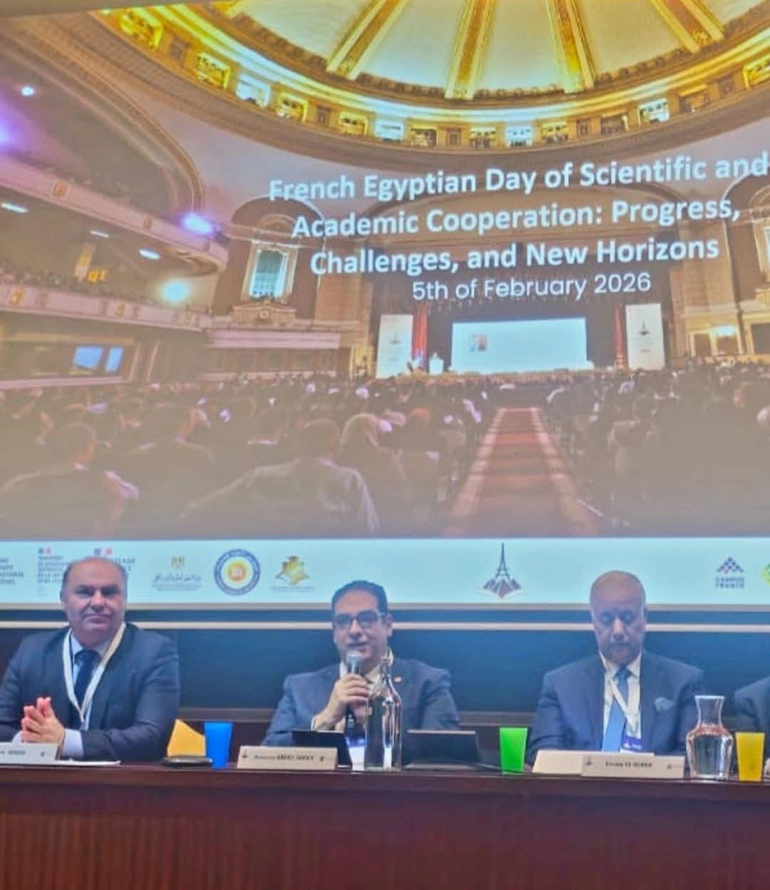 جامعة القاهرة تشارك في فعاليات اليوم المصري–الفرنسي للتعاون العلمي بجامعة CY Cergy في باريس