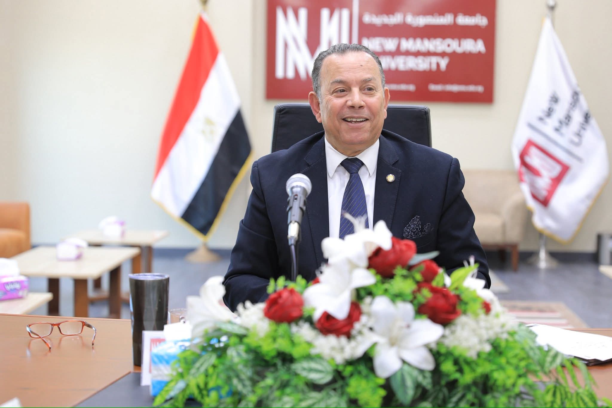 الدكتور معوض الخولي رئيس جامعة المنصورة الجديدة