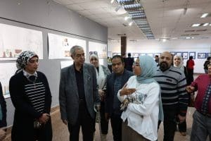 طلاب مركز الدراسات الحرة بجامعة الأقصر يعرضون مهاراتهم الفنية في معرض متميز 2 طلاب مركز الدراسات الحرة بجامعة الأقصر