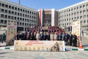 رئيس جامعة المنيا يشهد الندوة الثامنة لقوات الدفاع