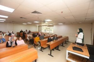 FB IMG 1770898588070 الجامعة المصرية الصينية الجامعة المصرية الصينية تنظم ورشة عمل عن النشر العلمي المفتوح بالتعاون مع Springer Nature وSTDF| صور موقع في الجامعة