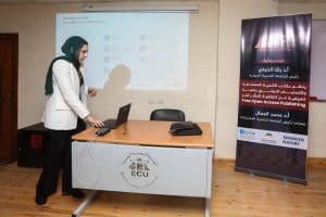 FB IMG 1770898597700 الجامعة المصرية الصينية الجامعة المصرية الصينية تنظم ورشة عمل عن النشر العلمي المفتوح بالتعاون مع Springer Nature وSTDF| صور موقع في الجامعة