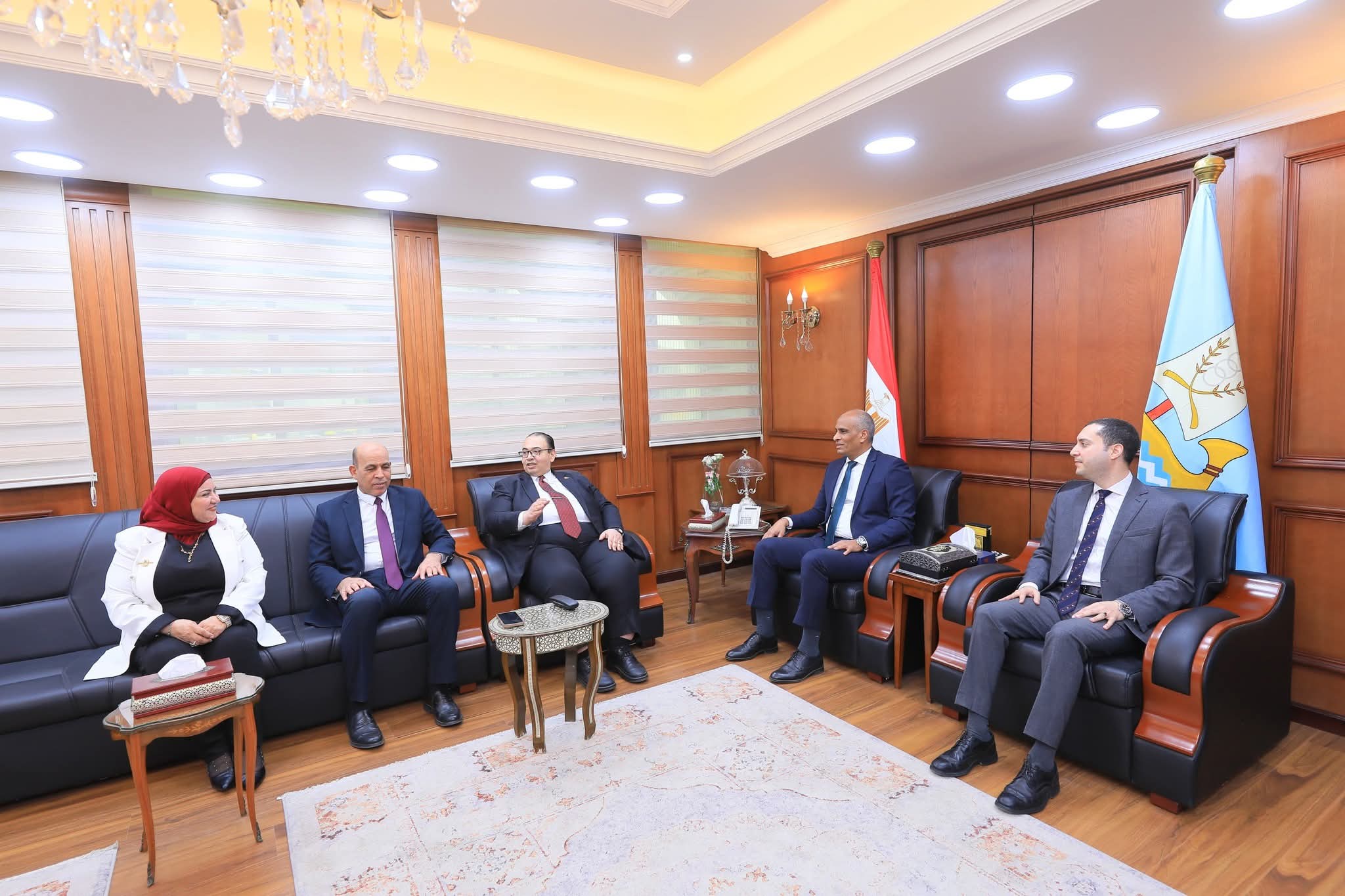 FB IMG 1771424690097 وكيل وزارة التعليم بشمال سيناء جامعة كفر الشيخ تبحث تعزيز التعاون في التعليم والبحث العلمي وخدمة المجتمع مع المحافظ  موقع في الجامعة
