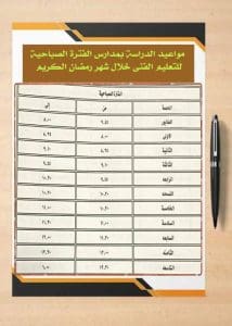محافظ الوادي الجديد تعتمد مواعيد العمل بمدارس المحافظة خلال شهر رمضان المبارك 2026 5 FB IMG 1771430698708 محافظ الوادي الجديد محافظ الوادي الجديد تعتمد مواعيد العمل بمدارس المحافظة خلال شهر رمضان المبارك 2026 موقع في الجامعة