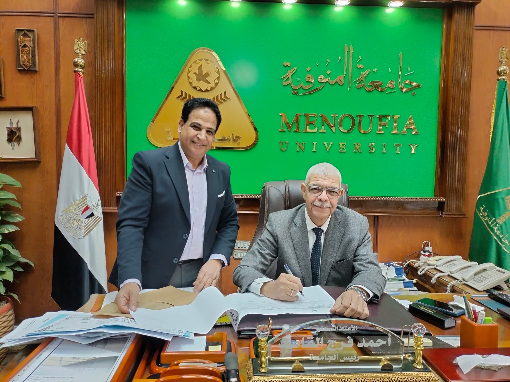 رئيس جامعة المنوفية يعلن نتائج التراكمي بكلية التربية
