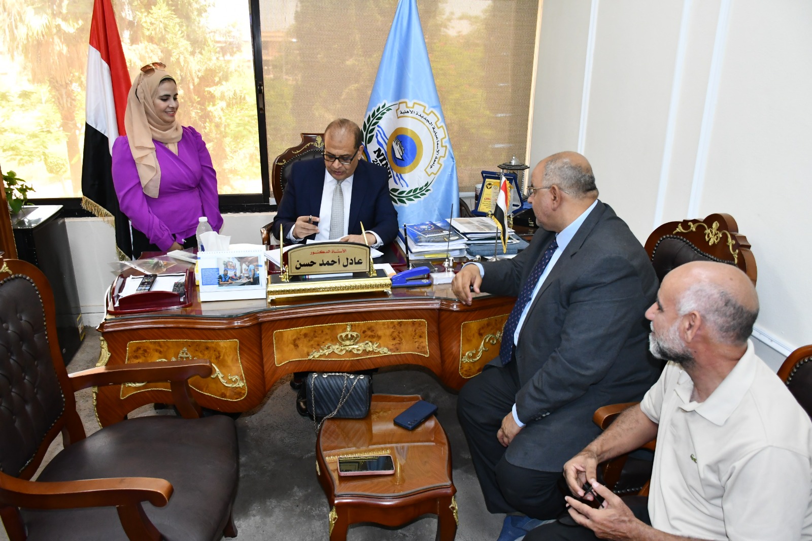 IMG 20260205 WA0090 جاهزية كاملة بمدارس البحيرة جامعة الإسماعيلية الأهلية تعتمد نتائج برامج اللغات بكلية التجارة الدولية 2026 موقع في الجامعة