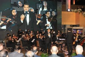 وزير التعليم العالي ومدير مكتبة الإسكندرية