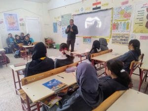 IMG 20260227 WA0009 1 جامعة قناة السويس جامعة قناة السويس تنظم 4 ندوات توعوية بمدارس المجمع التعليمي لمواجهة مخاطر التكنولوجيا موقع في الجامعة