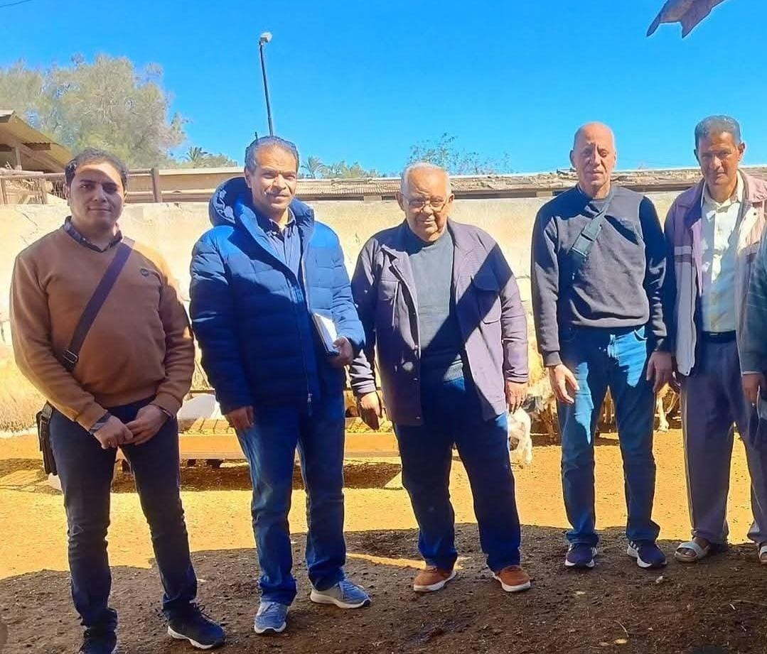 IMG 20260227 WA0148 معهد بحوث الإنتاج الحيواني مبادرة في الجامعة البحثية.. قيادات معهد بحوث الإنتاج الحيواني في زيارة لمحطة برج العرب  موقع في الجامعة