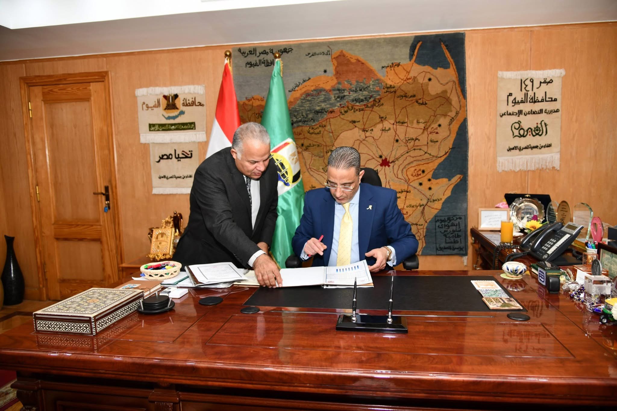 محافظ الفيوم يعتمد نتيجة الشهادة الإعدادية 2026