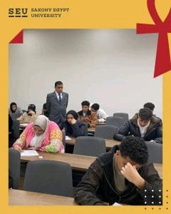 رئيس جامعة ساكسوني مصر يتفقد لجان امتحانات منتصف الفصل الدراسي الثاني لضمان انتظامها 4 1774892643792 رئيس جامعة ساكسوني مصر رئيس جامعة ساكسوني مصر يتفقد لجان امتحانات منتصف الفصل الدراسي الثاني لضمان انتظامها موقع في الجامعة