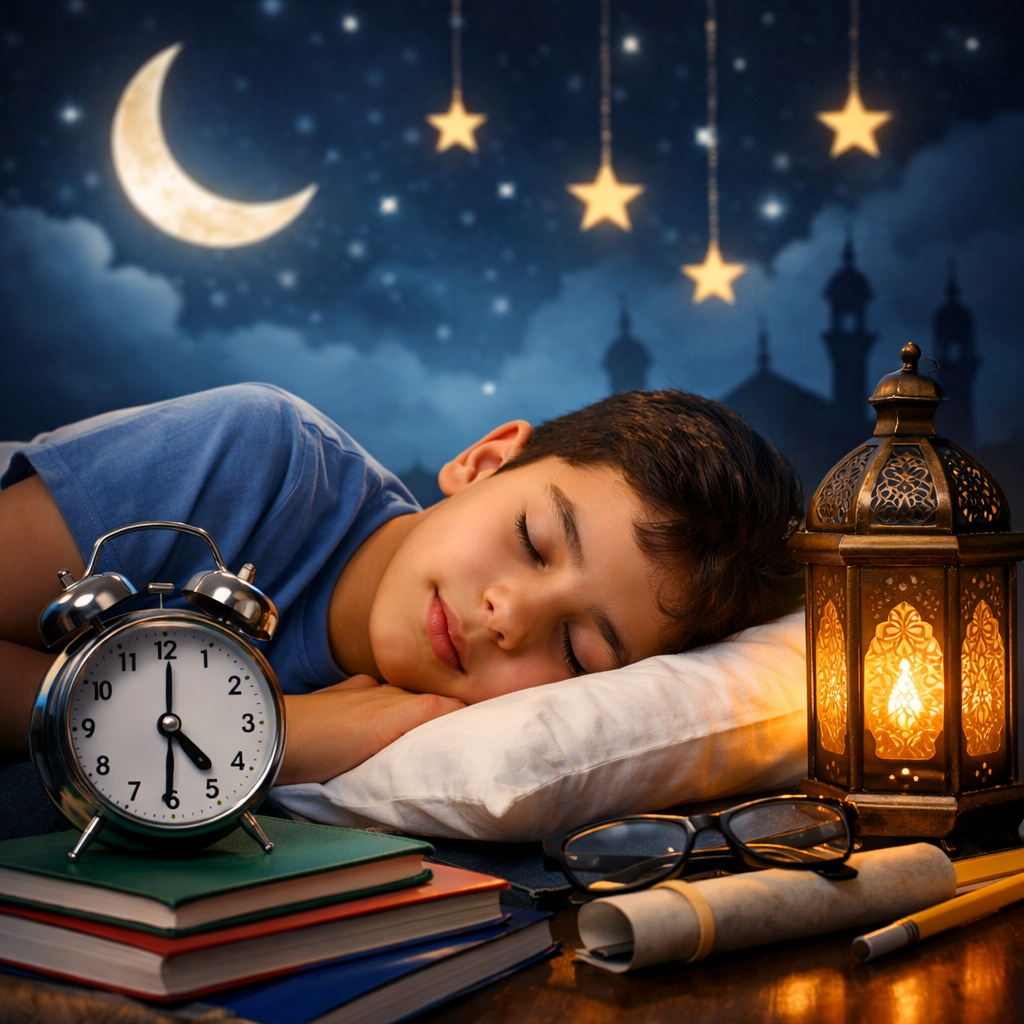ضبط نوم الطلاب في رمضان 2026