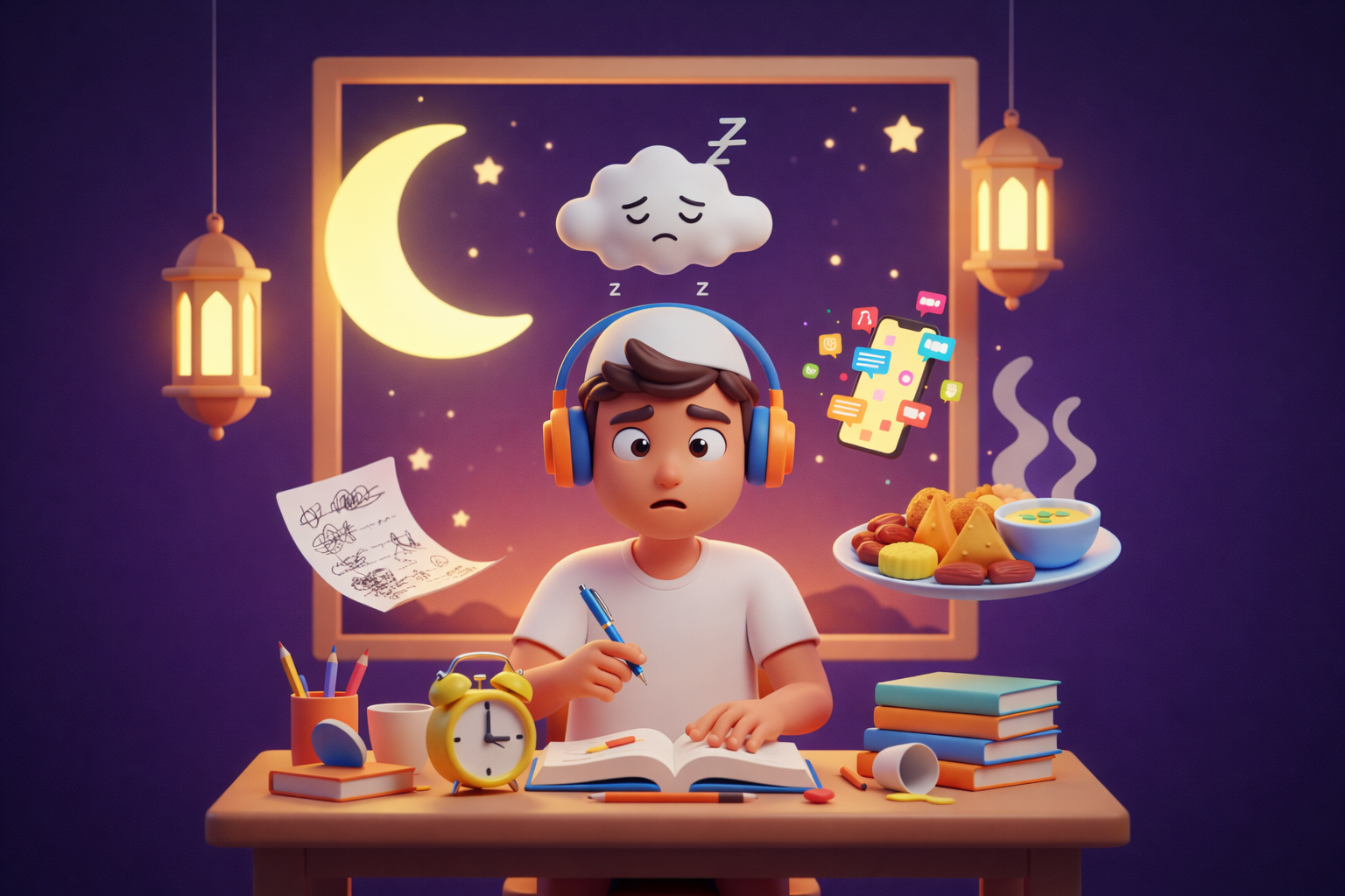 أخطاء المذاكرة في رمضان 2026.. 7 عادات تدمر تركيز الطلاب وتضعف التحصيل الدراسي