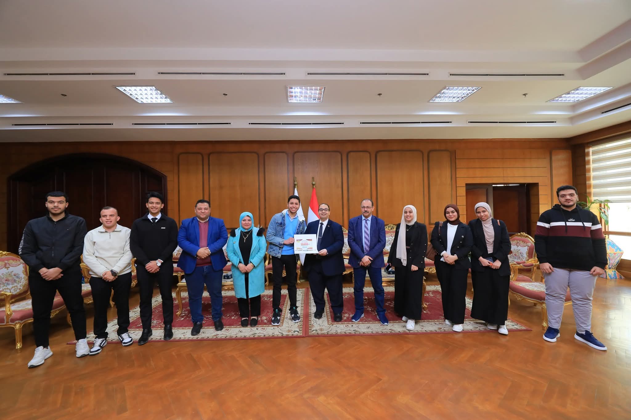 FB IMG 1772384485962 فريق كلية الذكاء الاصطناعي بجامعة كفر الشيخ فريق كلية الذكاء الاصطناعي بجامعة كفر الشيخ يحصد المركز الأول بالملتقى البيئي الأول لإقليم الدلتا موقع في الجامعة