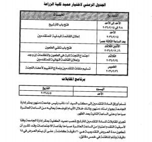 بدء الترشح لمنصب عميد كلية الزراعة بجامعة دمنهور.. تعرف على الشروط والأوراق المطلوبة 3 بدء الترشح لمنصب عميد كلية الزراعة بجامعة دمنهور